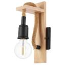 бра EGLO Rampside 1х28Вт E27 черный бра EGLO Rampside 1х28Вт E27 черный