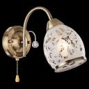 Настенный светильник со стеклянным плафоном 30026/1 античная бронза Настенный светильник со стеклянным плафоном 30026/1 античная бронза