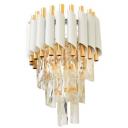 Бра хрусталь Lumina Deco LDW 6003-2 WT+F.GD Бра хрусталь Lumina Deco LDW 6003-2 WT+F.GD