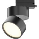 Трековый светильник светодиодный однофазный 12W 220V Maytoni Technical Onda TR007-1-12W3K-B-1 Трековый светильник светодиодный однофазный 12W 220V Maytoni Technical Onda TR007-1-12W3K-B-1