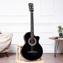 Гитара акустическая Music Life QD-H38Q-JP черная, 6-ти струнная, 97 см Гитара акустическая Music Life QD-H38Q-JP черная, 6-ти струнная, 97 см