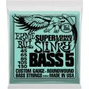 P02850 Super Long Scale Slinky 5 Комплект струн для 5-струнной бас-гитары, 45-130, сталь, Ernie Ball P02850 Super Long Scale Slinky 5 Комплект струн для 5-струнной бас-гитары, 45-130, сталь, Ernie Ball