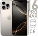 Смартфон Apple iPhone 16 Pro Max 256 ГБ, Natural Titanium, eSim Смартфон Apple iPhone 16 Pro Max 256 ГБ, Natural Titanium, eSim