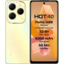Смартфон Infinix HOT 40 8/256 ГБ Global для РФ, Dual nano SIM, Horizon Gold Смартфон Infinix HOT 40 8/256 ГБ Global для РФ, Dual nano SIM, Horizon Gold