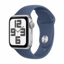 Умные часы Apple Watch SE 2024 (GPS), 40 мм, Silver Aluminum Case/Denim Sport Band - S/M Умные часы Apple Watch SE 2024 (GPS), 40 мм, Silver Aluminum Case/Denim Sport Band - S/M