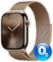 Apple Watch Series 10 42mm Gold Titanium, Gold Milanese Loop, с датчиком кислорода Apple Watch Series 10 42mm Gold Titanium, Gold Milanese Loop, с датчиком кислорода