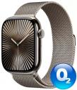 Apple Watch Series 10 42mm Natural Titanium Milanese Loop, с датчиком кислорода Apple Watch Series 10 42mm Natural Titanium Milanese Loop, с датчиком кислорода