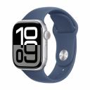 Умные часы Apple Watch Series 10 (GPS+Cellular), 42 мм, Silver Aluminum Case/Denim Sport Band - M/L Умные часы Apple Watch Series 10 (GPS+Cellular), 42 мм, Silver Aluminum Case/Denim Sport Band - M/L