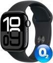 Apple Watch Series 10 GPS 46mm Jet Black Aluminum, Sport Band Black, M/L с датчиком кислород в крови Apple Watch Series 10 GPS 46mm Jet Black Aluminum, Sport Band Black, M/L с датчиком кислород в крови