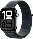 Умные часы Apple Watch Series 10 46mm Aluminum Case with Sport Loop (Цвет: Jet Black/Ink) Умные часы Apple Watch Series 10 46mm Aluminum Case with Sport Loop (Цвет: Jet Black/Ink)