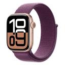 Умные часы Apple Watch Series 10 46mm Rose Gold Aluminum Case with Textile Sport Loop Plum Умные часы Apple Watch Series 10 46mm Rose Gold Aluminum Case with Textile Sport Loop Plum