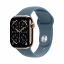 Умные часы Apple Watch Series 11 (GPS+Cellular), 42 мм, Gold Titanium Case/Anchor Blue Sport Band - M/L Умные часы Apple Watch Series 11 (GPS+Cellular), 42 мм, Gold Titanium Case/Anchor Blue Sport Band - M/L
