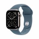 Умные часы Apple Watch Series 11 (GPS+Cellular), 42 мм, Natural Titanium Case/Anchor Blue Sport Band - S/M Умные часы Apple Watch Series 11 (GPS+Cellular), 42 мм, Natural Titanium Case/Anchor Blue Sport Band - S/M