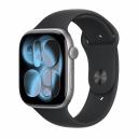 Умные часы Apple Watch Series 11 (GPS+Cellular), 42 мм, Space Gray Aluminum Case/Black Sport Band - S/M Умные часы Apple Watch Series 11 (GPS+Cellular), 42 мм, Space Gray Aluminum Case/Black Sport Band - S/M