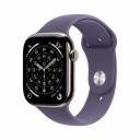 Умные часы Apple Watch Series 11 (GPS+Cellular), 46 мм, Natural Titanium Case/Purple Fog Sport Band - M/L Умные часы Apple Watch Series 11 (GPS+Cellular), 46 мм, Natural Titanium Case/Purple Fog Sport Band - M/L