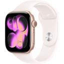 Смарт-часы Apple Watch Series 11 Aluminum GPS 46 мм розовое золото M/L, спортивный ремешок Смарт-часы Apple Watch Series 11 Aluminum GPS 46 мм розовое золото M/L, спортивный ремешок