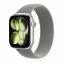 Умные часы Apple Watch Series 11 (GPS+Cellular), 46 мм, Silver Aluminum Case/Green Gray Solo Loop - Size 12 Умные часы Apple Watch Series 11 (GPS+Cellular), 46 мм, Silver Aluminum Case/Green Gray Solo Loop - Size 12