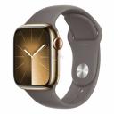 Apple Watch Series 9 45 мм Stainless Steel «Gold» with Sport Band Clay S/M Apple Watch Series 9 45 мм Stainless Steel «Gold» with Sport Band Clay S/M