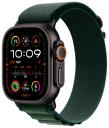 Apple Watch Ultra 2 (2024) 49mm Black Titanium Case with Dark Green Alpine Loop, размер M Apple Watch Ultra 2 (2024) 49mm Black Titanium Case with Dark Green Alpine Loop, размер M