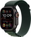 Apple Watch Ultra 2 (2024) 49mm, Черный, Dark Green Alpine Loop M Apple Watch Ultra 2 (2024) 49mm, Черный, Dark Green Alpine Loop M