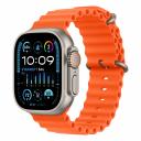 Умные часы Apple Watch Ultra 2 49 мм Titanium Case, титановый/оранжевый Ocean Band Умные часы Apple Watch Ultra 2 49 мм Titanium Case, титановый/оранжевый Ocean Band