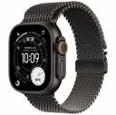 Apple Watch Ultra 3 49 мм «Black Titanium» Case with Black Titanium Milanese Loop M Apple Watch Ultra 3 49 мм «Black Titanium» Case with Black Titanium Milanese Loop M