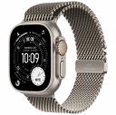 Apple Watch Ultra 3 49 мм «Natural Titanium» Case with Natural Titanium Milanese Loop L Apple Watch Ultra 3 49 мм «Natural Titanium» Case with Natural Titanium Milanese Loop L