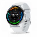 Умные часы Garmin Venu 3 Silver stainless steel bezel with whitestone casesilicone band (010-02784-00), Серебряный Умные часы Garmin Venu 3 Silver stainless steel bezel with whitestone casesilicone band (010-02784-00), Серебряный
