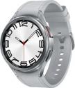 Часы Samsung Galaxy Watch 6 Classic SM-R960NZSACIS 47мм, корпус серебристый, ремешок серебристый Часы Samsung Galaxy Watch 6 Classic SM-R960NZSACIS 47мм, корпус серебристый, ремешок серебристый