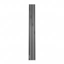 Полотенцесушитель электрический Point Пиано PN19722BC 150x1200 диммер слева, черный/хром Полотенцесушитель электрический Point Пиано PN19722BC 150x1200 диммер слева, черный/хром