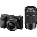 Фотоаппарат Sony Alpha ILCE-6400 Kit E PZ 16-50mm F3.5-5.6 OSS + E 55-210mm F4.5-6.3 OSS, черный Фотоаппарат Sony Alpha ILCE-6400 Kit E PZ 16-50mm F3.5-5.6 OSS + E 55-210mm F4.5-6.3 OSS, черный