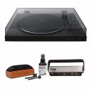 Проигрыватель Sony Sony PS-LX310BT Wireless Bluetooth Turntable with Vinyl Cleaning Bundle Проигрыватель Sony Sony PS-LX310BT Wireless Bluetooth Turntable with Vinyl Cleaning Bundle