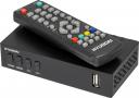Телевизоры и аксессуары Ресивер DVB-T2 HYUNDAI H-DVB440, черный Телевизоры и аксессуары Ресивер DVB-T2 HYUNDAI H-DVB440, черный