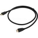 Кабель видео HDMI (m) - HDMI (m), ver 2.0, 1м, черный Кабель видео HDMI (m) - HDMI (m), ver 2.0, 1м, черный