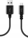 Кабель Bron micro - USB, черный Кабель Bron micro - USB, черный