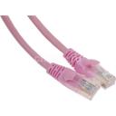 Патч-корд PREMIER PP12-1M/RO литой (molded), UTP, кат.5E, 1м, 4 пары, 26AWG, алюминий омедненный, многожильный, розовый Патч-корд PREMIER PP12-1M/RO литой (molded), UTP, кат.5E, 1м, 4 пары, 26AWG, алюминий омедненный, многожильный, розовый