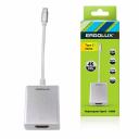 ERGOLUX ELX-VA01-Type C (Переходник HDMI-Type C, Пластик, Металлик, Коробка), цена за 1 шт. ERGOLUX ELX-VA01-Type C (Переходник HDMI-Type C, Пластик, Металлик, Коробка), цена за 1 шт.