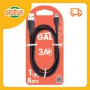 Кабель для зарядки и передачи данных Gal USB A-8pin 3A в ассортименте Кабель для зарядки и передачи данных Gal USB A-8pin 3A в ассортименте