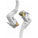 GCR Патч-корд PROF плоский 10.0m, UTP медь кат.6, белый, нижний/нижний угол, ethernet high speed 10 Гбит/с, RJ45, T568B GCR Патч-корд PROF плоский 10.0m, UTP медь кат.6, белый, нижний/нижний угол, ethernet high speed 10 Гбит/с, RJ45, T568B