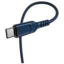 HOCO кабели HC-44944 X59 USB кабель Type-C 1m 2.4A Нейлон Blue HOCO кабели HC-44944 X59 USB кабель Type-C 1m 2.4A Нейлон Blue