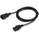 Кабель-удлинитель сетевой KINGPRICE KP-PC-C13-C14-3m, IEC C13 (прямой) - IEC C14 (прямой), 3м, черный Кабель-удлинитель сетевой KINGPRICE KP-PC-C13-C14-3m, IEC C13 (прямой) - IEC C14 (прямой), 3м, черный