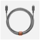 Кабель Native Union Belt USB Type-C - USB Type-C, длина 2.4 м, 1 шт., зебра Кабель Native Union Belt USB Type-C - USB Type-C, длина 2.4 м, 1 шт., зебра
