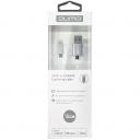 Кабель Qumo MFI С48 USB - Lightning 0,15м, 5В, 2,4A, 12Вт опл. нейлон, серебро Кабель Qumo MFI С48 USB - Lightning 0,15м, 5В, 2,4A, 12Вт опл. нейлон, серебро