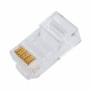 Коннектор RJ 45 8P8C cat 6 RIPO UL94V 2 на 8 жил - разъем шестой категории с восемью контактами для кримперного обжатия и подключения одно- и многожильных кабелей. Применяется для сетей слабого тока - при монтаже телефонных, домофонных, компьютерных систем. Реализуются с экранированием или без него. Гнезда обеспечивают плотность соединения и создают надежный устойчивый контакт для бесперебойной передачи сигнала. Пластиковый корпус защищает узел от механических повреждений, влаги и пыли. Корпус вставки выполнен из прозрачного пластика. У аксессуара защита степени IP Подходит для применения только в сухих помещениях. Ножи контактов выполнены из медного сплава с напылением золота – толщина 1,27 мкм (50 µ"). Коннектор RJ 45 8P8C cat 6 RIPO UL94V 2 на 8 жил - разъем шестой категории с восемью контактами для кримперного обжатия и подключения одно- и многожильных кабелей. Применяется для сетей слабого тока - при монтаже телефонных, домофонных, компьютерных систем. Реализуются с экранированием или без него. Гнезда обеспечивают плотность соединения и создают надежный устойчивый контакт для бесперебойной передачи сигнала. Пластиковый корпус защищает узел от механических повреждений, влаги и пыли. Корпус вставки выполнен из прозрачного пластика. У аксессуара защита степени IP Подходит для применения только в сухих помещениях. Ножи контактов выполнены из медного сплава с напылением золота – толщина 1,27 мкм (50 µ").