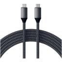 Кабель Satechi USB-C to USB-C 100W Charging Cable (ST-TCC2M) только для зарядки, площадь сечения 0.2 кв. мм, длина 2 м, 1 шт., серый космос Кабель Satechi USB-C to USB-C 100W Charging Cable (ST-TCC2M) только для зарядки, площадь сечения 0.2 кв. мм, длина 2 м, 1 шт., серый космос