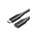 Кабель UGREEN USB-C папа на USB-C мама Gen2 5A, 10Gbps, 1м, цвет черный 10387 Кабель UGREEN USB-C папа на USB-C мама Gen2 5A, 10Gbps, 1м, цвет черный 10387