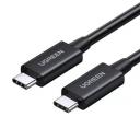 Кабель UGREEN US501 (30389) USB-C to USB-C Thunderbolt 4 Cable 40Gbps 0,8m Black Кабель UGREEN US501 (30389) USB-C to USB-C Thunderbolt 4 Cable 40Gbps 0,8m Black