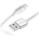 Кабель UGREEN US199 (60162) Lightning to USB-A 2.0 Cable. 1,5 м. серебристый Кабель UGREEN US199 (60162) Lightning to USB-A 2.0 Cable. 1,5 м. серебристый