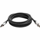 Соединительный кабель VCOM displayport v1.4, 8k 60hz, 3m, медь CG635-3M служит для телекоммуникационной передачи данных через интерфейс DP устройств к материнской плате через DP 20-pin Тип-А разъем, со специальными соединительными разъемами DP 20-pin Тип-А. Сверхскоростной кабель DisplayРоrt (штекер Папа) - DisplayPort (штекер Папа) – это удобное телекоммуникационное решение. Кабель DisplayPort версии 1.4 применяется для соединения телекоммуникационных устройств и предназначен для передачи аудио и видео сигнала. Кабель Display Port совместим со всеми устройствами, которые оснащены портом DP. Содержание вашего компьютера теперь можно увидеть и на большом экране. Full HD с разрешением 1920 x 1080 Ultra HD 4K с разрешением 3840 x 2160 Full 4K с разрешением 4096 x 2160 5K с разрешением 5120 х 2880 8К с разрешением 7680 х 4320 В максимальном видео режиме 8К 60Hz, 4K 140Hz... и пропускной способностью канала до 32 Гбит/сек Полностью поддерживает 3D, HBR 3, HDCP 2.2, CEC, EDID. Кабель надежно и стабильно передает сигнал. Убедитесь, что ваш ЖК дисплей, телевизор или проектор оснащены разъемом DisplayPort. Соединительный кабель VCOM displayport v1.4, 8k 60hz, 3m, медь CG635-3M служит для телекоммуникационной передачи данных через интерфейс DP устройств к материнской плате через DP 20-pin Тип-А разъем, со специальными соединительными разъемами DP 20-pin Тип-А. Сверхскоростной кабель DisplayРоrt (штекер Папа) - DisplayPort (штекер Папа) – это удобное телекоммуникационное решение. Кабель DisplayPort версии 1.4 применяется для соединения телекоммуникационных устройств и предназначен для передачи аудио и видео сигнала. Кабель Display Port совместим со всеми устройствами, которые оснащены портом DP. Содержание вашего компьютера теперь можно увидеть и на большом экране. Full HD с разрешением 1920 x 1080 Ultra HD 4K с разрешением 3840 x 2160 Full 4K с разрешением 4096 x 2160 5K с разрешением 5120 х 2880 8К с разрешением 7680 х 4320 В максимальном видео режиме 8К 60Hz, 4K 140Hz... и пропускной способностью канала до 32 Гбит/сек Полностью поддерживает 3D, HBR 3, HDCP 2.2, CEC, EDID. Кабель надежно и стабильно передает сигнал. Убедитесь, что ваш ЖК дисплей, телевизор или проектор оснащены разъемом DisplayPort.