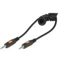 Кабель аналоговый аудио Vivanco Jack3.5 папа/папа 1м (46099) Кабель аналоговый аудио Vivanco Jack3.5 папа/папа 1м (46099)